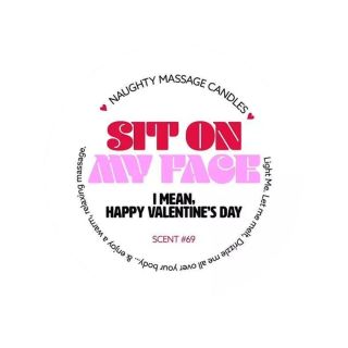 Naughty Massage Candles – Sit on My Face Scent No. 69 50g