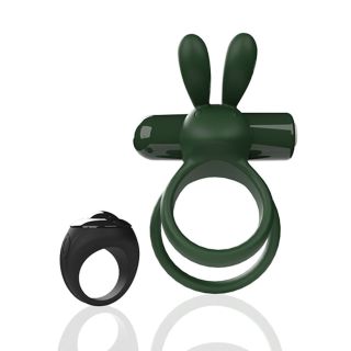 Screaming O XL Remote Control Charged Green Ohare Vibrating Rabbit Cock Ring