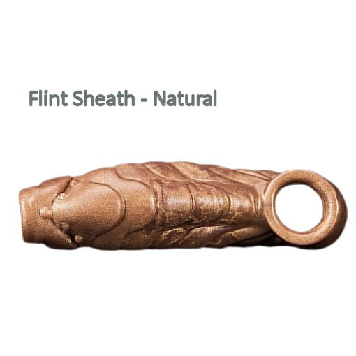 Genuine Bad Dragon Flint Sheath Natural Large 