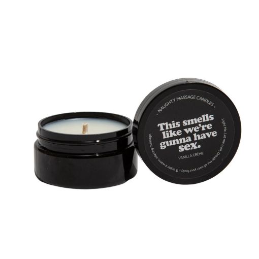 Naughty Massage Candles - This Smells Like We’re Gunna Have Sex Vanilla Crème 50g