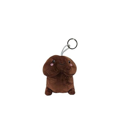 10cm Short Brown Plush Penis Stuffy