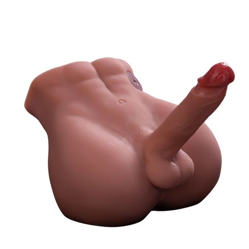 Bartlett Male Vibrating & Thrusting Torso 2-in-1 Unisex Sex Doll 